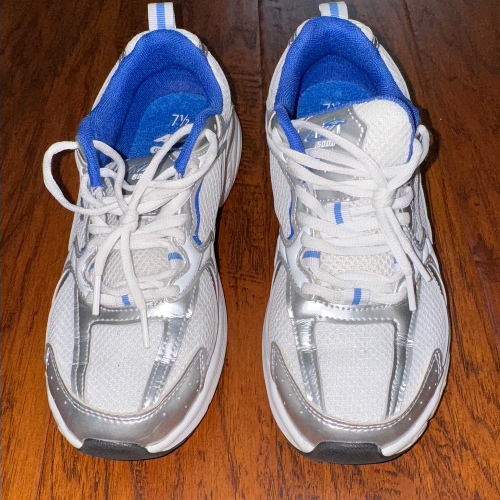 Avia White and Silver Women's Sneakers